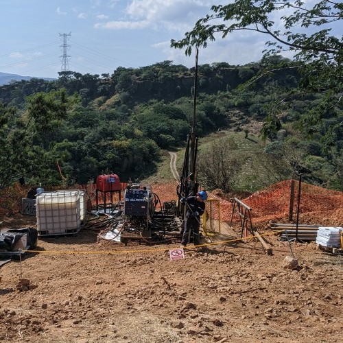 Drilling at Los Ricos South